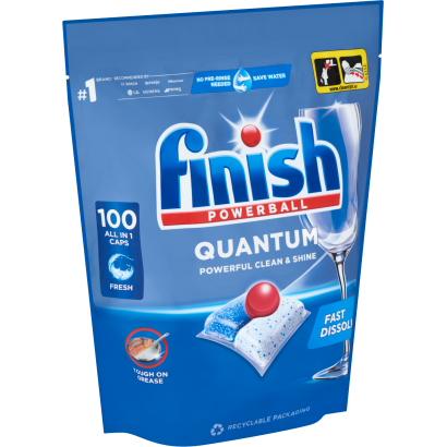 Finish Powerball Quantum All in 1 Regular mosogatógép kapszula 100 db 1040 g