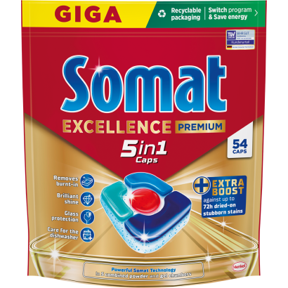 Somat 5in1 mosogatógép kapszula 54 db