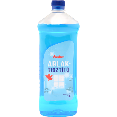 Auchan Kedvenc Ablaktisztító utántöltő kupakos 1 l
