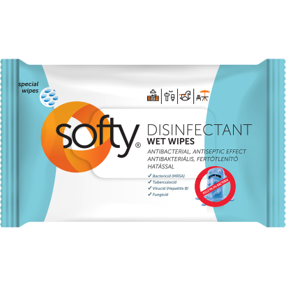 Softy Disinfection felületfertőtlenítő kendő 40 lap