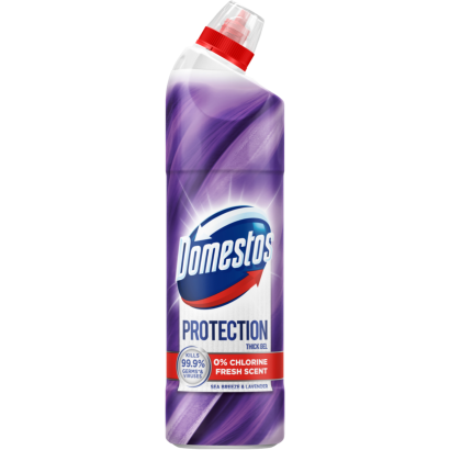 Domestos Protection Sea Breeze & Lavender sűrű fertőtlenítő hatású tisztítószer 700 ml