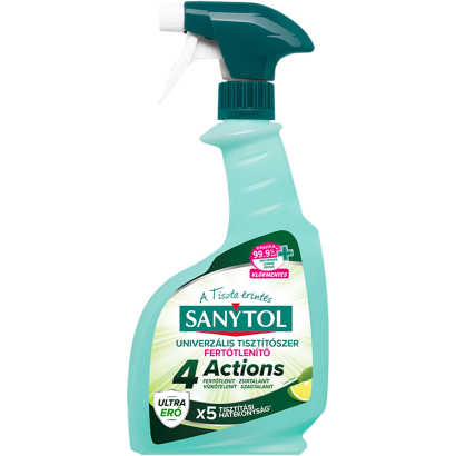 Sanytol 4 Actions Lime Pure univerzális fertőtlenítő tisztítószer 500 ml