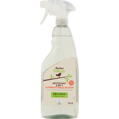 Auchan Kedvenc Öko konyha fürdőszobatisztító spray 750 ml
