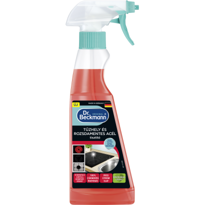 Dr. Beckmann Tűzhely és rozsdamentes acél tisztító 250 ml