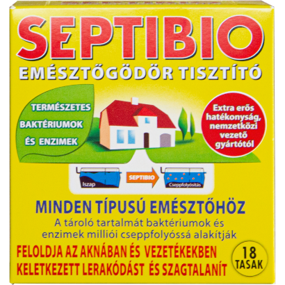 Septibio emésztőgödör tisztító 18 db 25 g