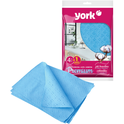 York Cottonlike Törlőkendő 4+1 db