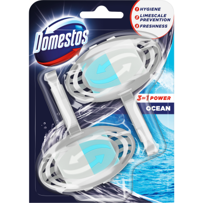 Domestos 3in1 Power Ocean WC-rúd 2 x 35 g