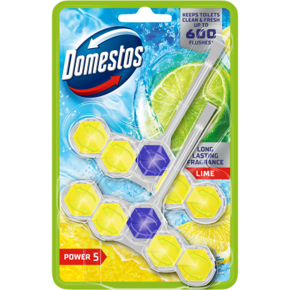 Domestos Power 5 Lime WC frissítő blokk 2 x 50 g
