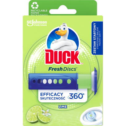 Duck Fresh Discs Lime WC-öblítő korong 36 ml