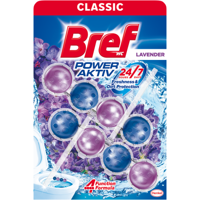 Bref Power Aktiv Lavender toalett frissítő 2 × 50 g