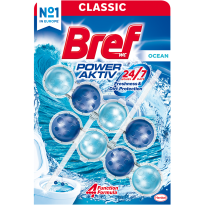 Bref Power Aktiv Ocean toalett frissítő 2 × 50 g