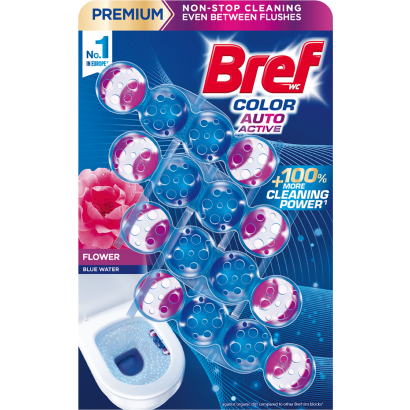 Bref Color Aktiv Fresh Flower WC frissítő 4 x 50 g