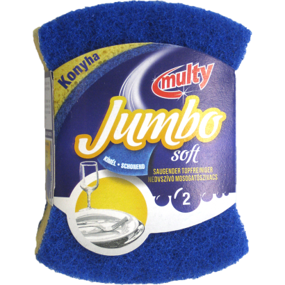 Multy Jumbo Soft nedvszívó mosogatószivacs 2 db
