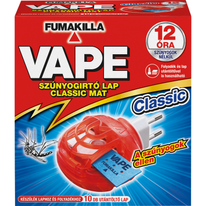 Vape elektromos készülék + 10 db Classic utántöltő lap
