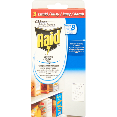 Raid élelmiszermoly monitorozó csapda 3 db