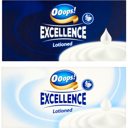 Ooops! Excellence Lotioned papír zsebkendő 4 rétegű 80 db