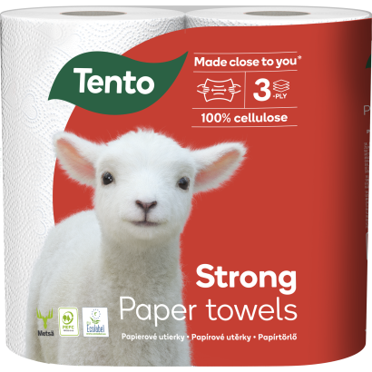 Tento Winter Decor Extra Strong papírtörlő 3 rétegű 2 tekercs
