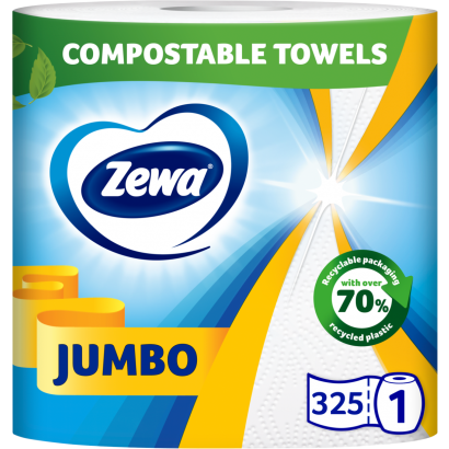 Zewa Jumbo háztartási papírtörlő 2 rétegű 1 tekercs