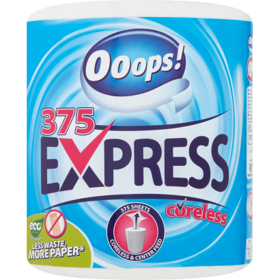 Ooops! Express 375 háztartási papírtörlő 2 rétegű 1 tekercs