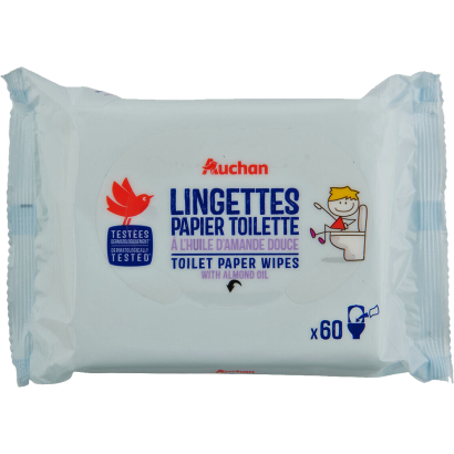 Auchan Kedvenc Baby nedves toalett papír 60db