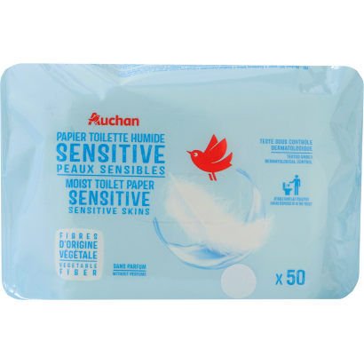 Aucha Kedvenc nedves toalettpapír sensitive 50 db