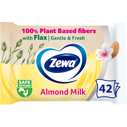 Zewa Almond Milk nedves toalettpapír 42 db