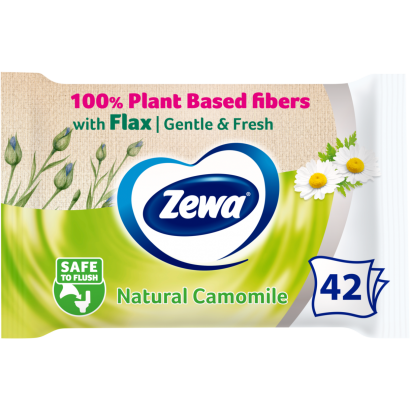 Zewa Natural Camomile nedves toalettpapír 42 db