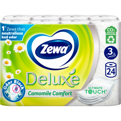 Zewa Deluxe Camomile Comfort toalettpapír 3 rétegű 24 tekercs