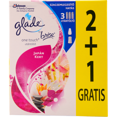 Glade Touch & Fresh Relaxing Zen koncentrált aeroszolos légfrissítő utántöltő 3 x 10 ml (30 ml)