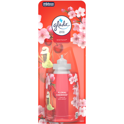 Glade® sense & spray™ automata légfrissítő utántöltő - Floral Cherries S26 18ml
