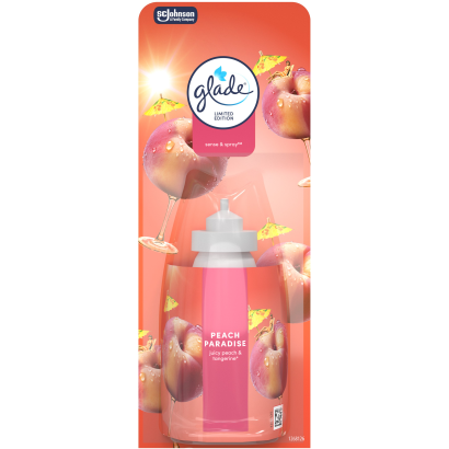Glade® Sense & Spray™ automata légfrissítő utántöltő - Peach Paradise s26 18 ml