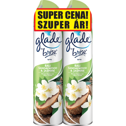 Glade Sensual Sandalwood & Jasmine légfrissítő aeroszol 2 x 300 ml