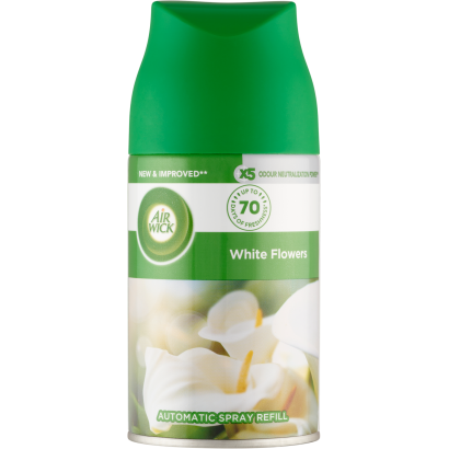 Air Wick Freshmatic Fehér virágok automata légfrissítő spray utántöltő 250 ml