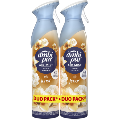 Ambi Pur Air légfrissítő spray Gold Orchid duopack 370 ml