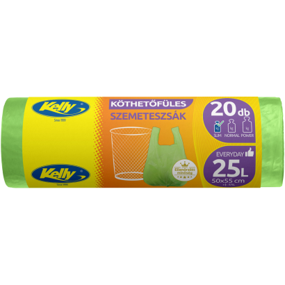 Kelly szemeteszsák köthető füles 25 l