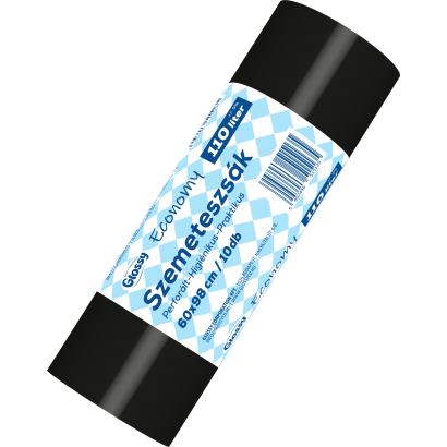 Glossy Economy szemeteszsák 110 l 10 db