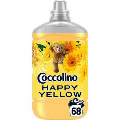 Coccolino Fresh & Soft Happy Yellow öblítőkoncentrátum 68 mosás 1700 ml
