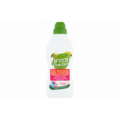 Green Emotion öko mosógél rózsaolajjal 16 mosás 750 ml