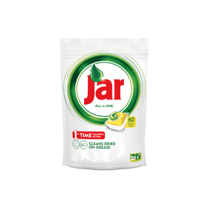 Jar All In One Lemon Mosogatógép Kapszula 60 darabos kiszerelés