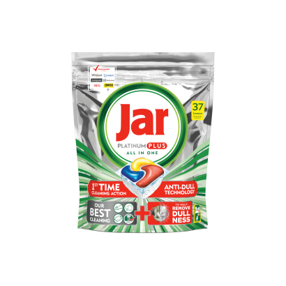 Jar Platinum Plus Mosogatógép-Kapszula, Lemon, 37 db
