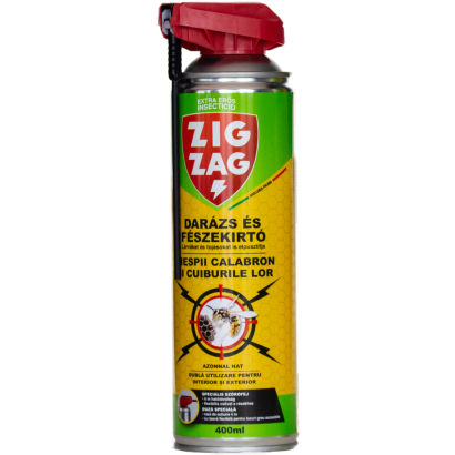 Zig Zag darázs és fészekirtó aeroszol 400 ml