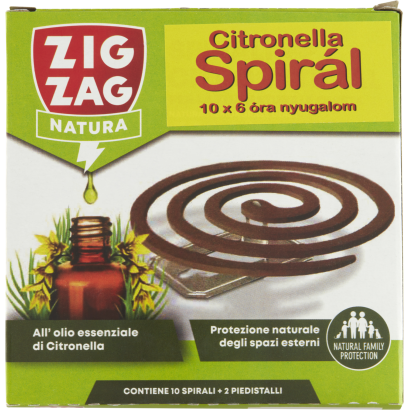 Zig Zag citronella spirál 10 db