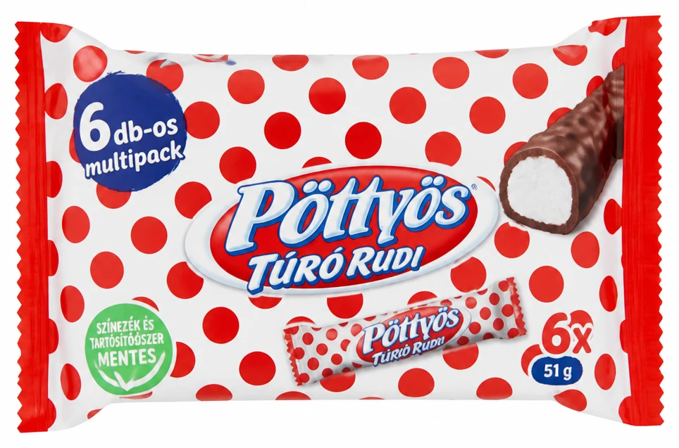 Pöttyös Túró Rudi 6 db-os multipack