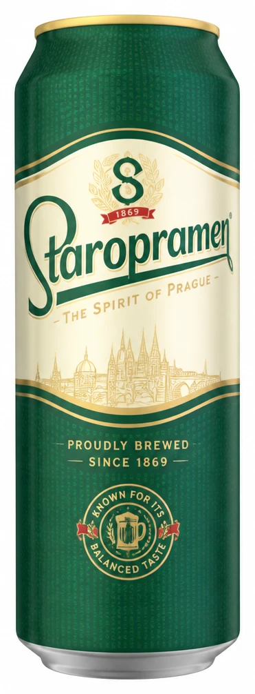 Staropramen sör dobozos