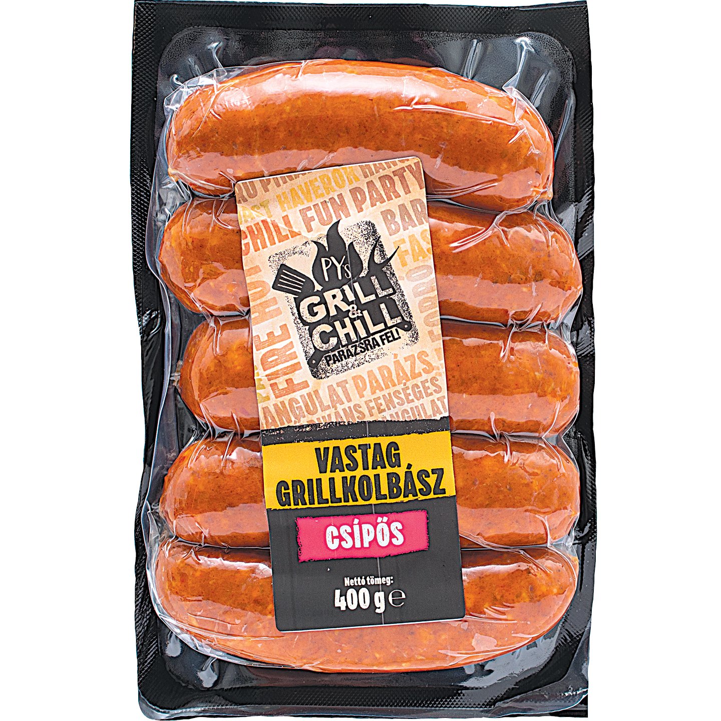 Csípős Vastag Grillkolbász
