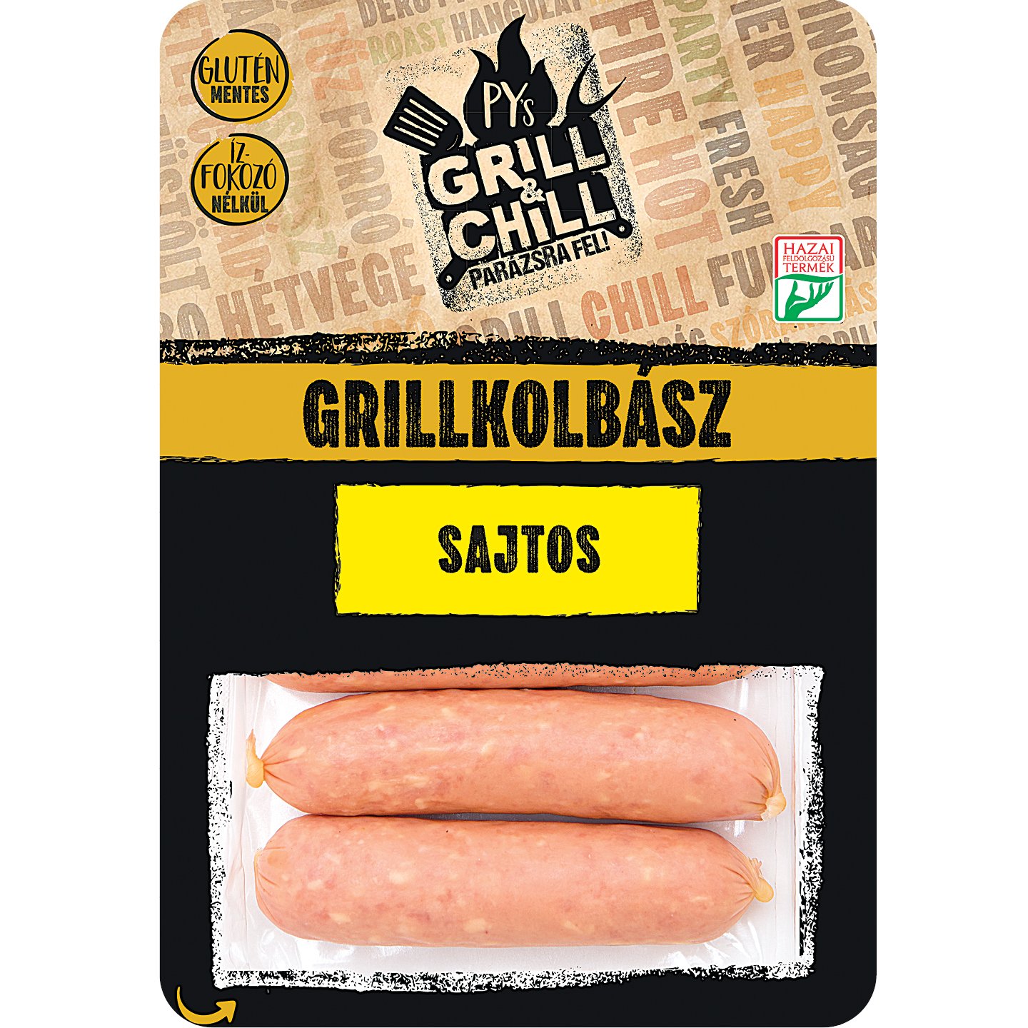 Sajtos Grillkolbász