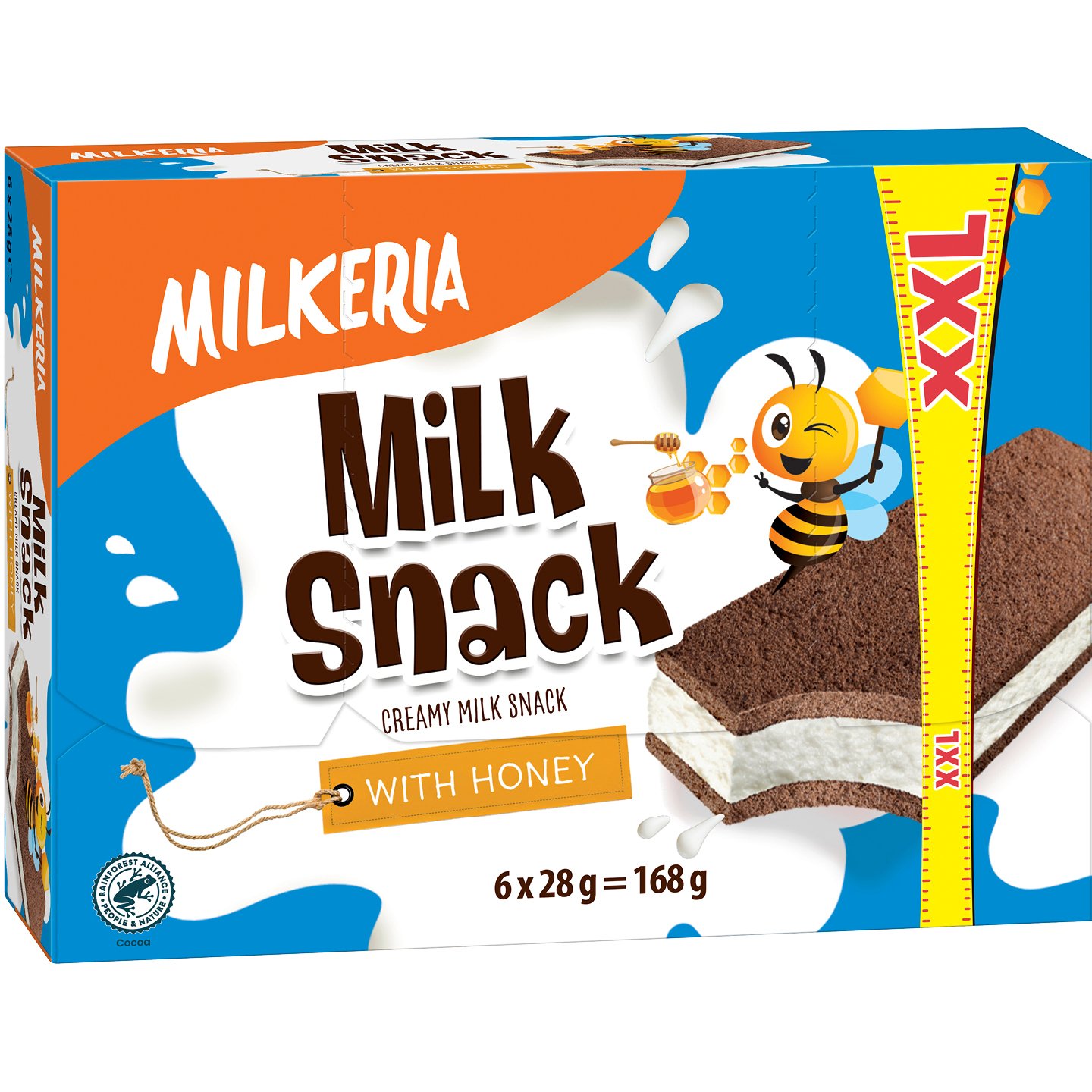 Milkeria Tejes-Mézes Szelet Xxl