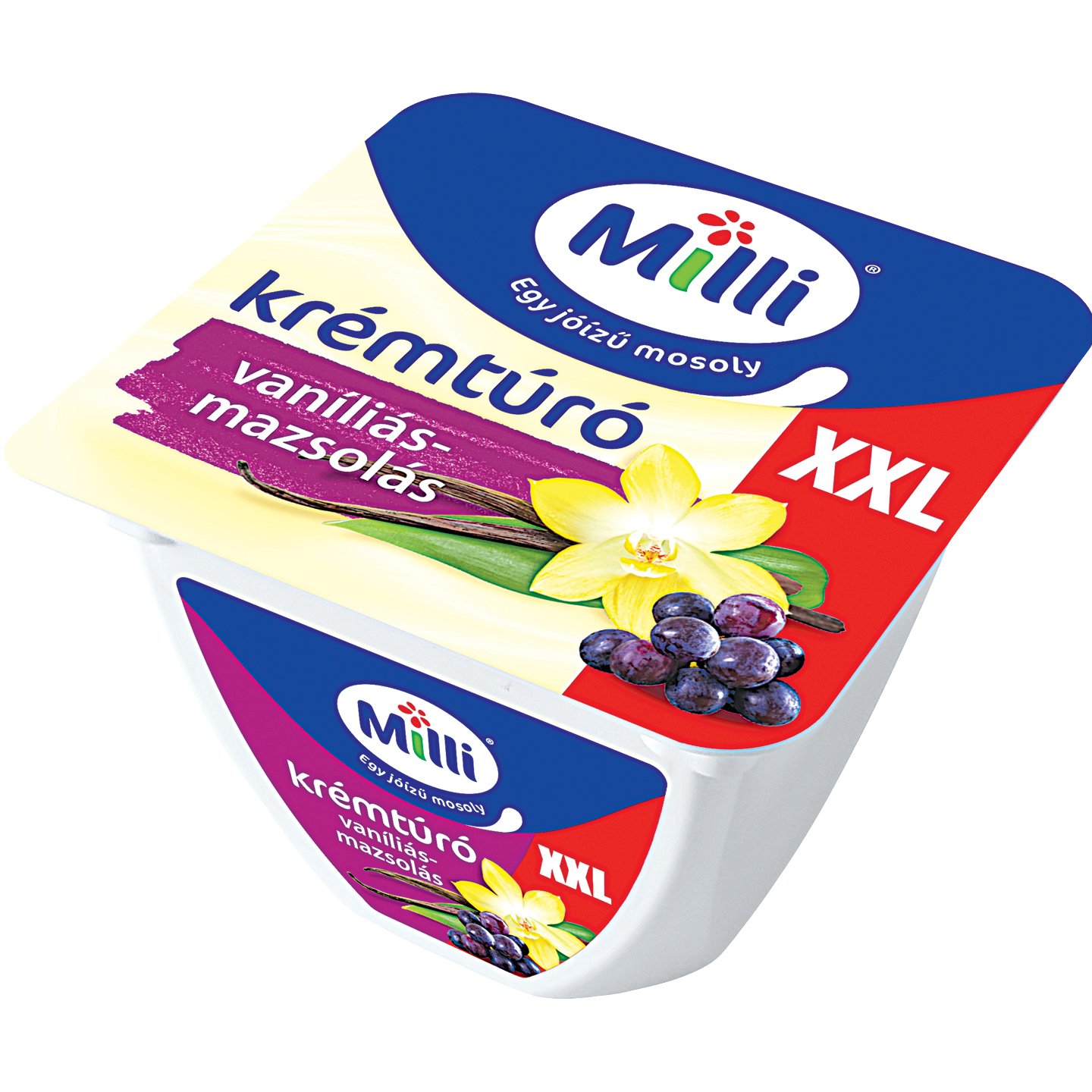 Milli Xxl Vaníliás-Mazsolás Krémtúró