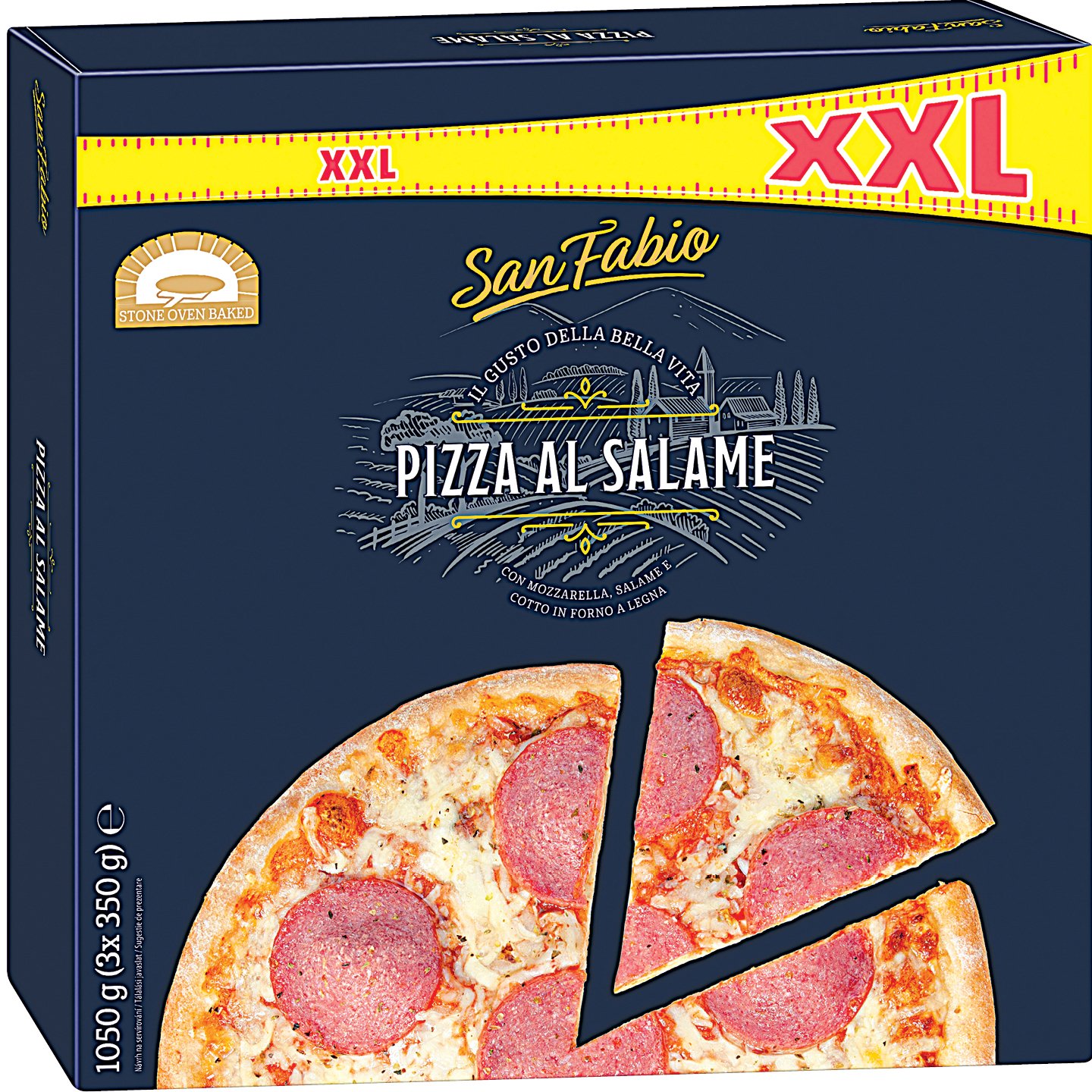 San Fabio Szalámis Pizza Xxl