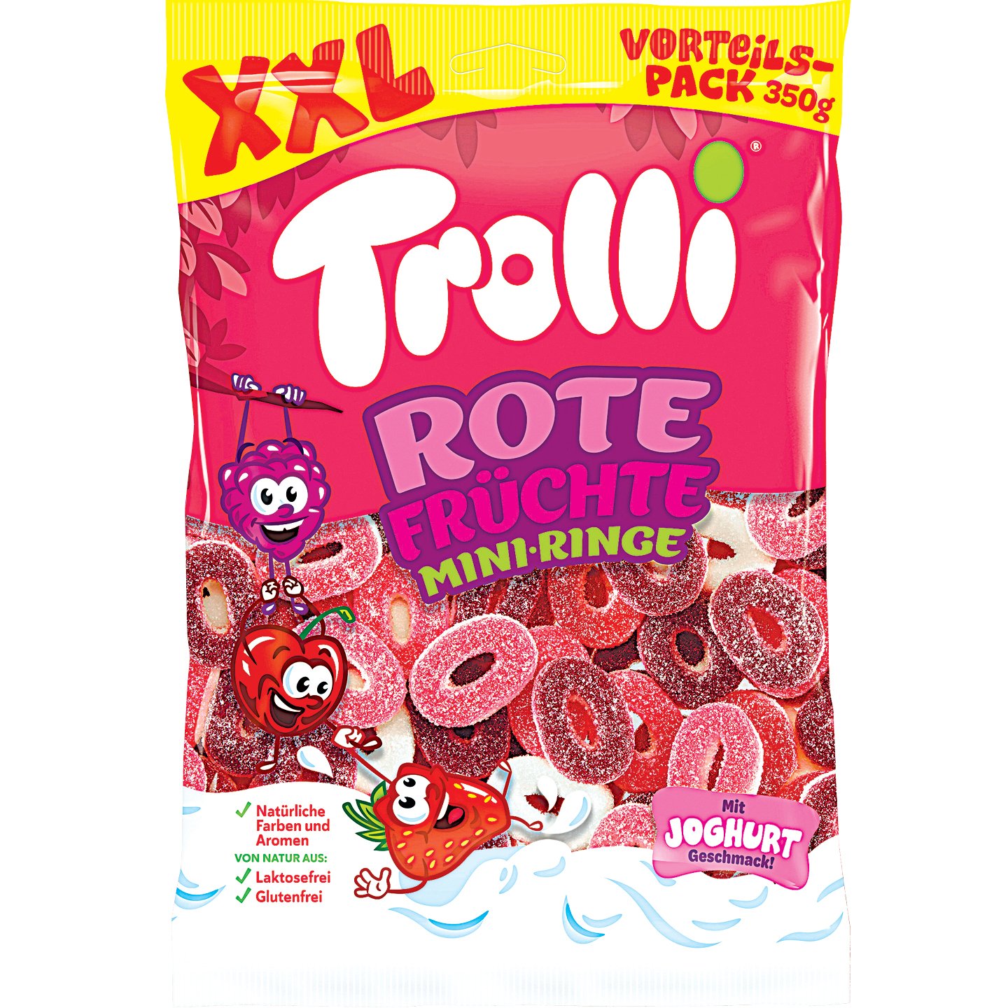 Trolli Piros Gyümölcs Gumicukor Xxl